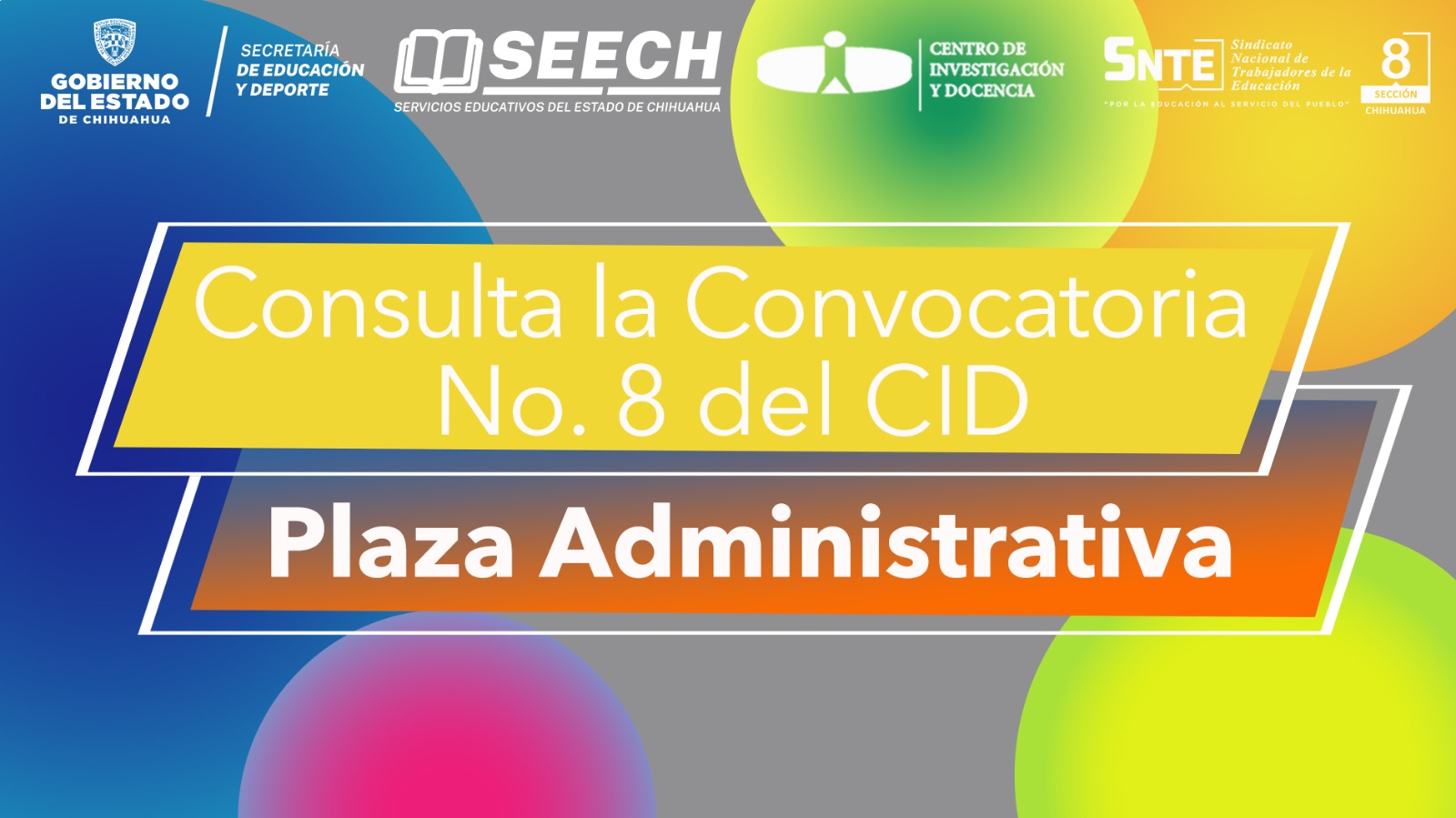 Convocatoria No. 8 CID