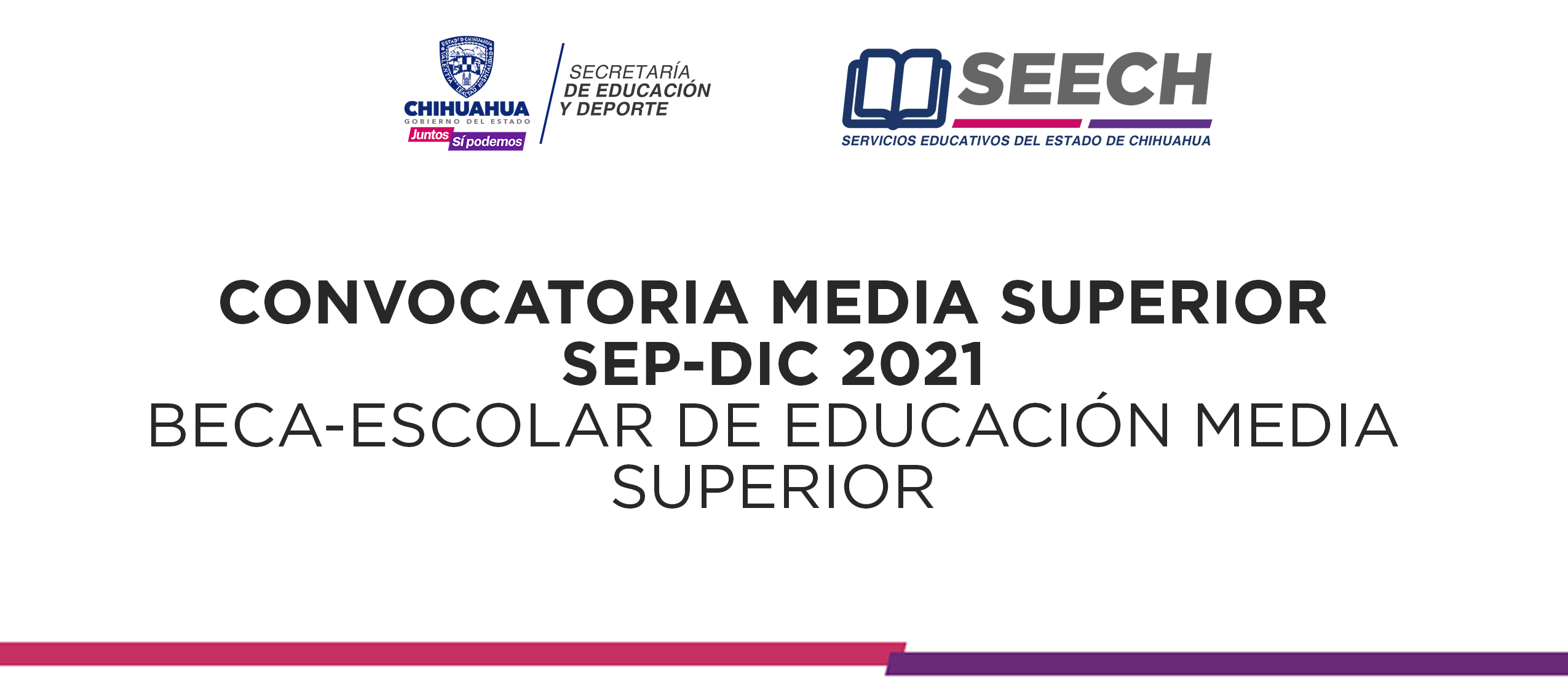 CONVOCATORIA MEDIA SUPERIOR SEP-DIC 2021