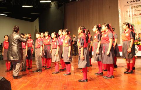 Con la participación de 231 estudiantes de nueve escuelas, dieron inicio los 43º Eventos Cívicos de Secundarias Generales Región Norte “Profesor Armando Mendoza Méndez”.