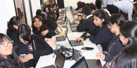 Un total de 80 estudiantes de los cuatro planteles de Secundarias Generales que pertenecen a la Zona IV, participaron en la Tercera Jornada de las Letras que se llevó a cabo en el Museo de Arqueología e Historia de El Chamizal, en Ciudad Juárez.